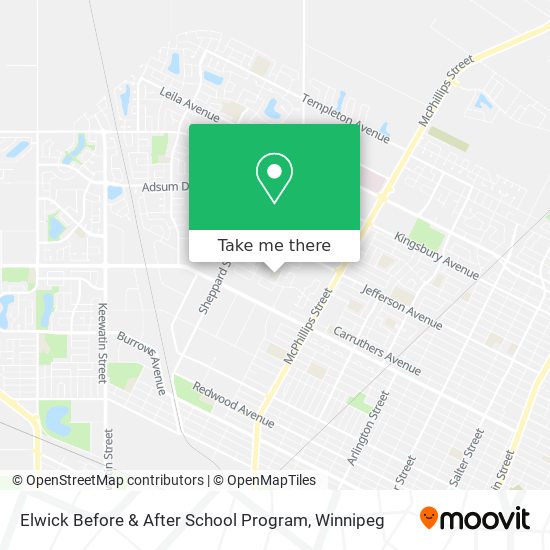 Elwick Before & After School Program map