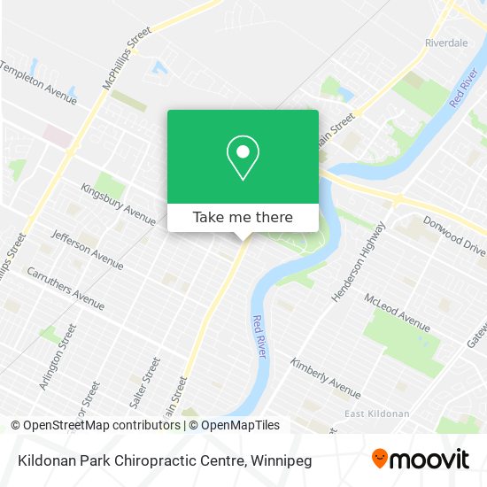 Kildonan Park Chiropractic Centre map