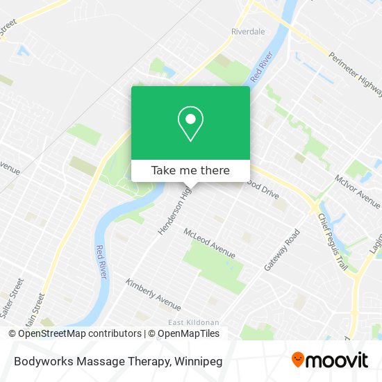 Bodyworks Massage Therapy map