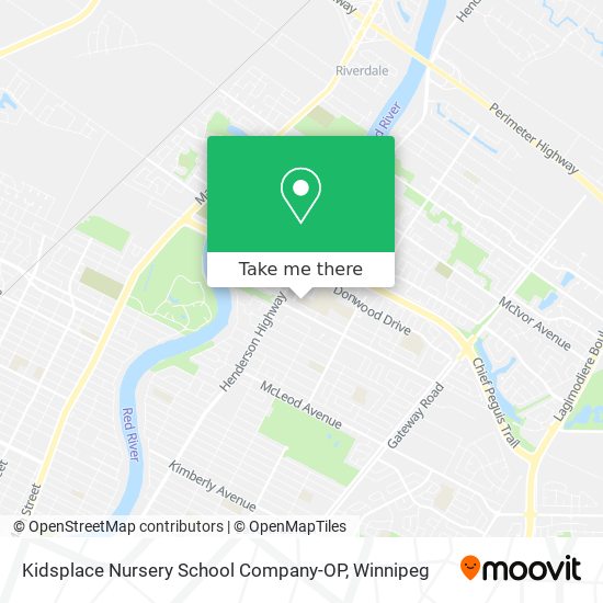 Kidsplace Nursery School Company-OP map