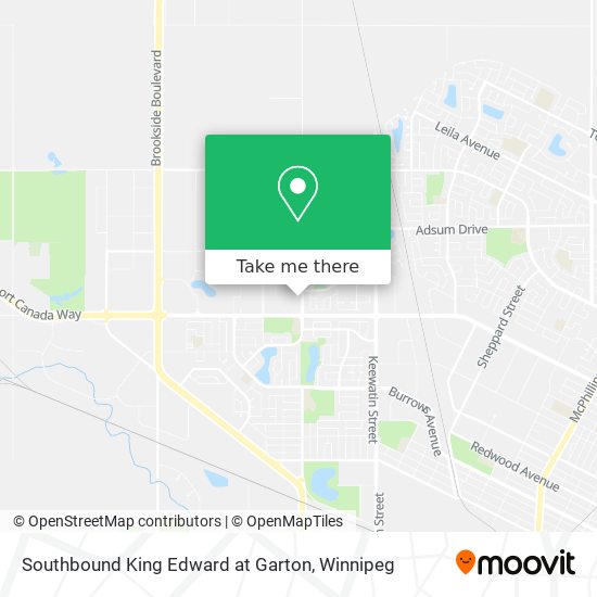 Southbound King Edward at Garton plan