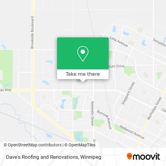 Dave's Roofing and Renovations plan