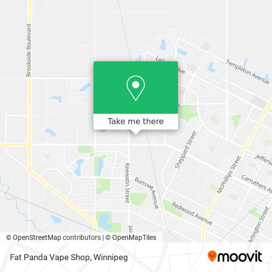 Fat Panda Vape Shop map