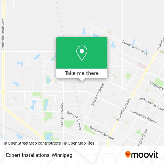 Expert Installations map