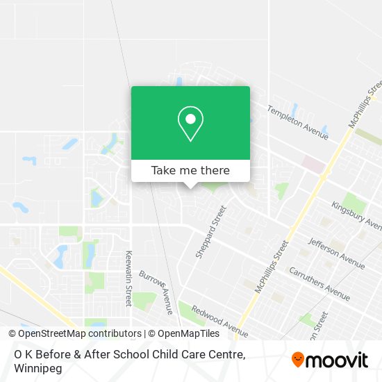 O K Before & After School Child Care Centre plan