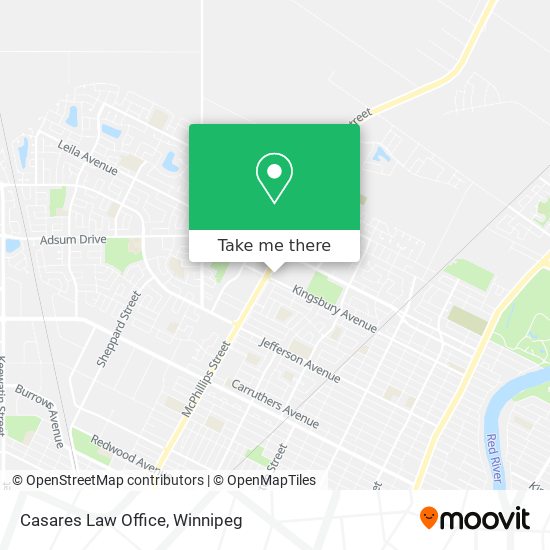 Casares Law Office map