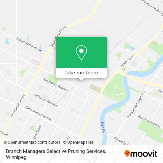 Branch Managers Selective Pruning Services map