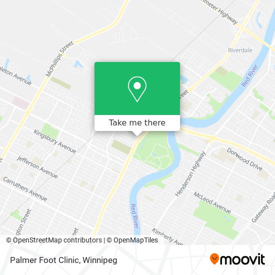 Palmer Foot Clinic map