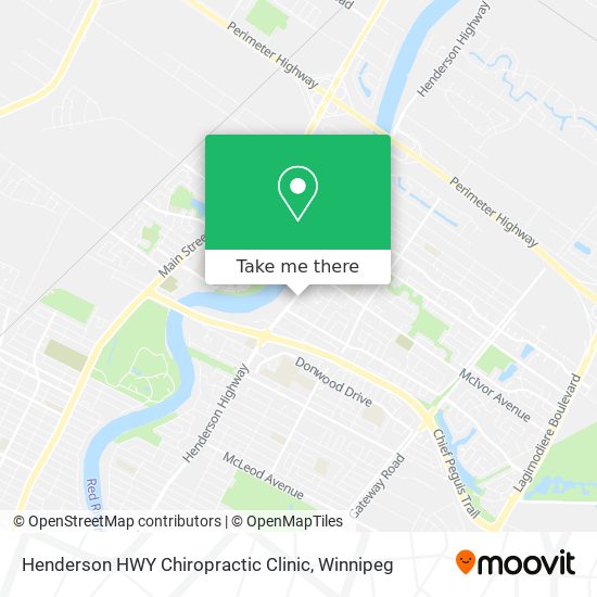 Henderson HWY Chiropractic Clinic map