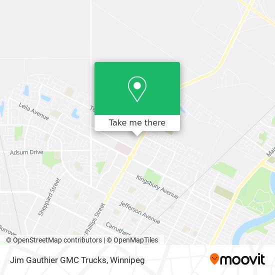 Jim Gauthier GMC Trucks map