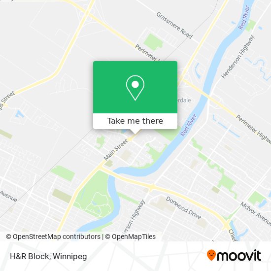 H&R Block map