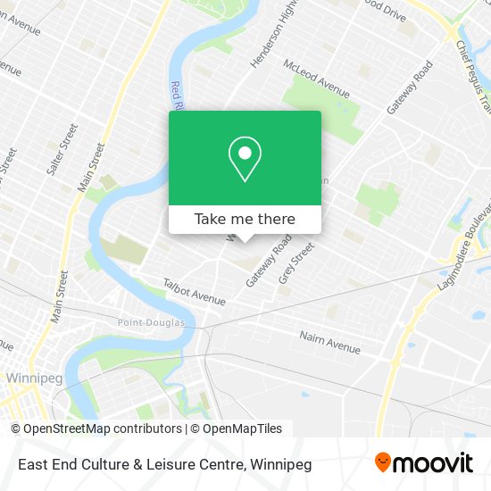 East End Culture & Leisure Centre map