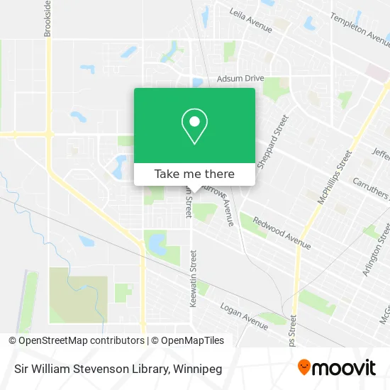 Sir William Stevenson Library map