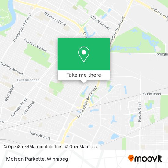 Molson Parkette map