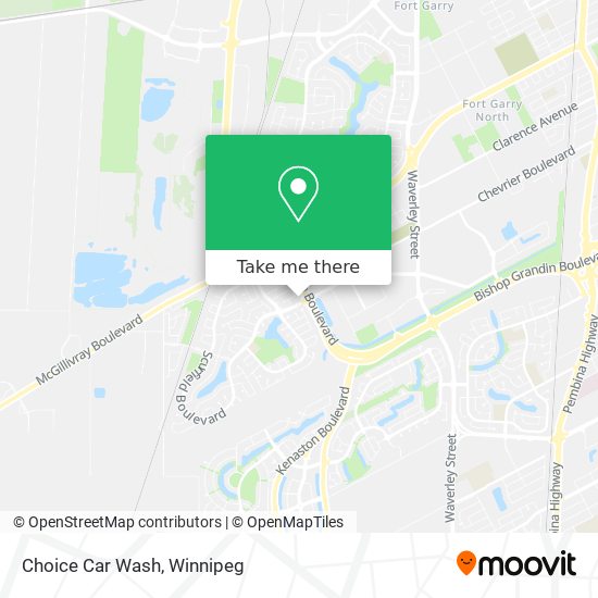 Choice Car Wash map