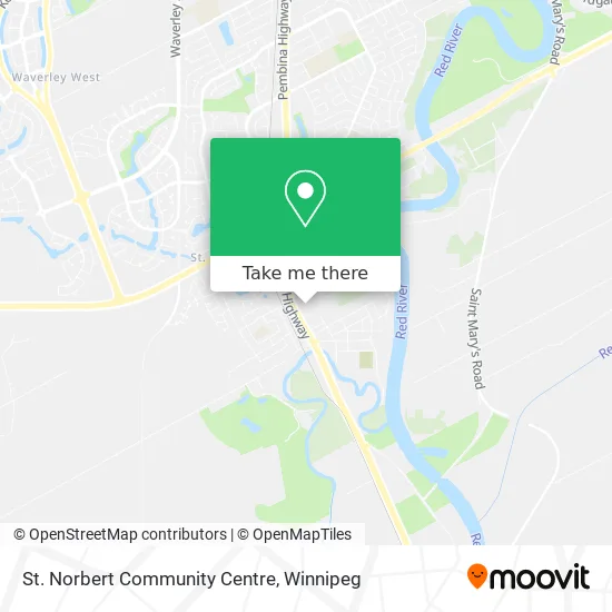 St. Norbert Community Centre map