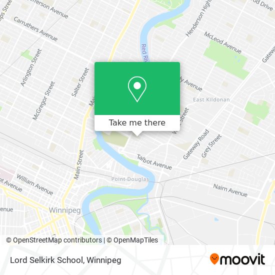 Lord Selkirk School map