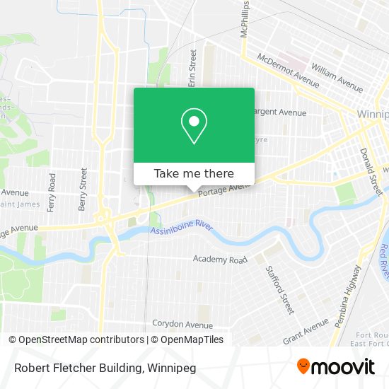 Robert Fletcher Building map