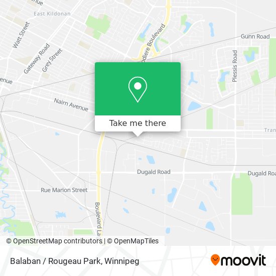 Balaban / Rougeau Park map