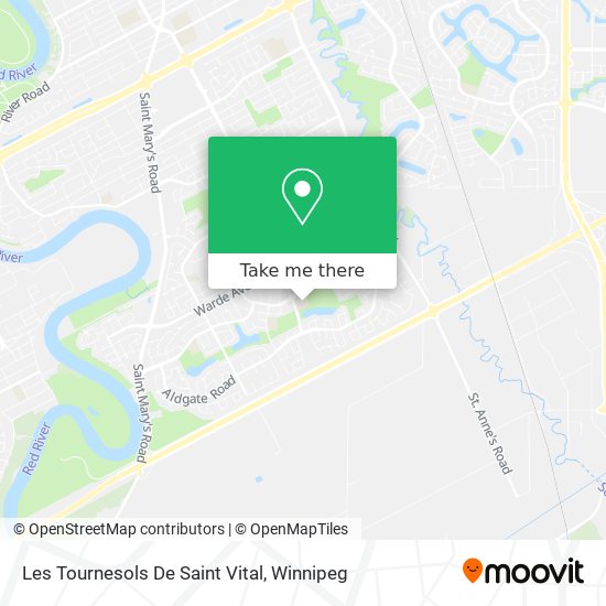 Les Tournesols De Saint Vital map