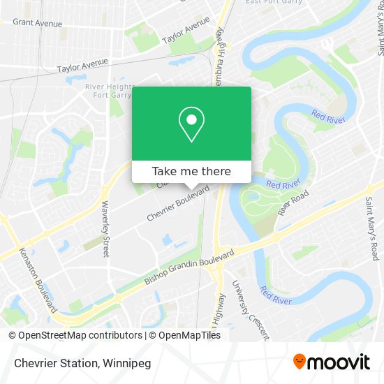 Chevrier Station map