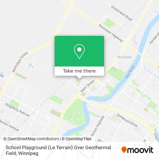School Playground (Le Terrain) Over Geothermal Field plan