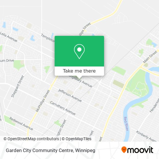 Garden City Community Centre map