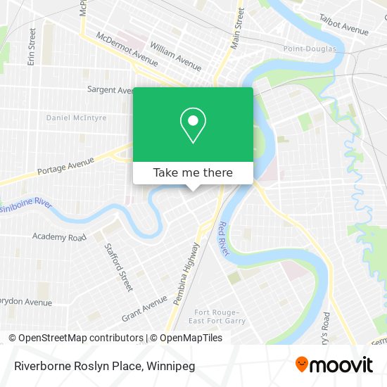 Riverborne Roslyn Place map
