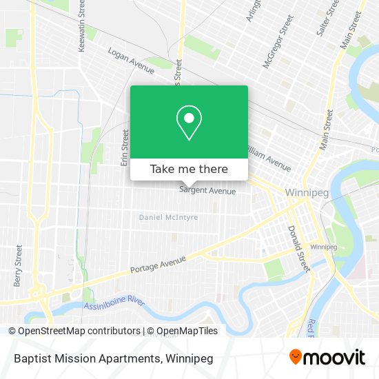 Baptist Mission Apartments map