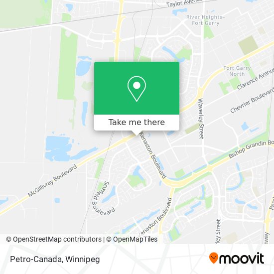 Petro-Canada map