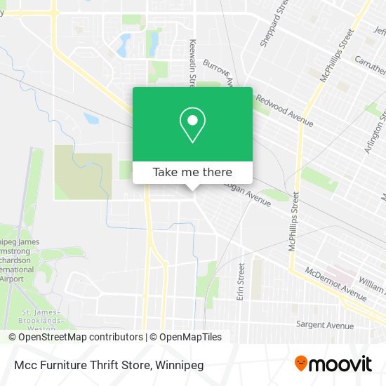 Mcc Furniture Thrift Store map