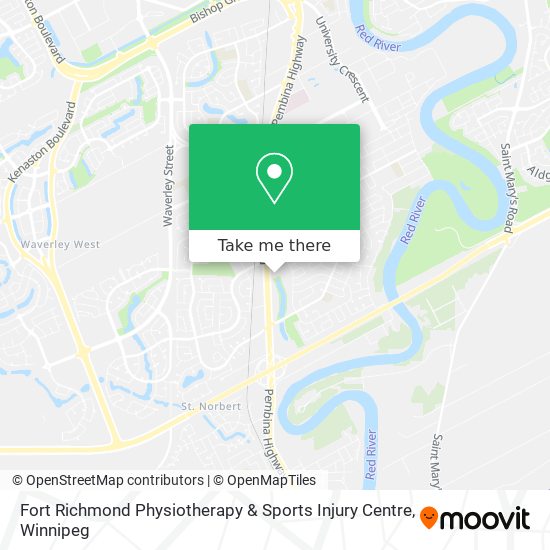 Fort Richmond Physiotherapy & Sports Injury Centre map