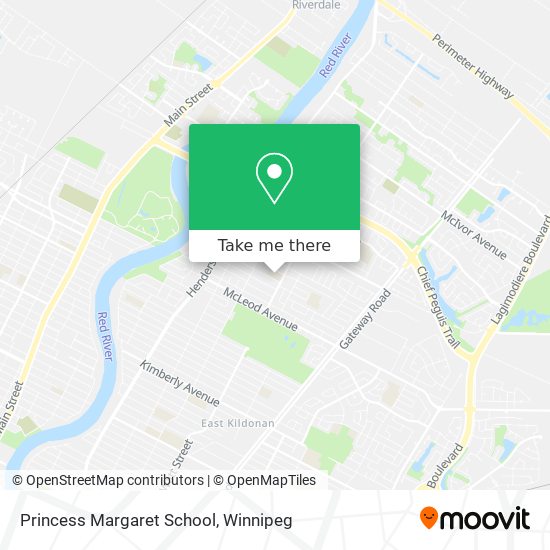 Princess Margaret School map