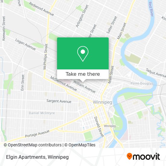 Elgin Apartments map