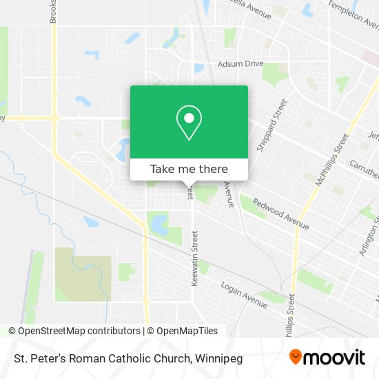 St. Peter's Roman Catholic Church plan