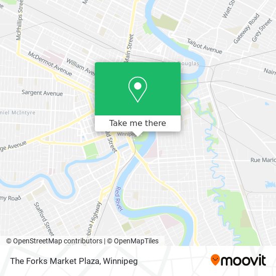The Forks Market Plaza map