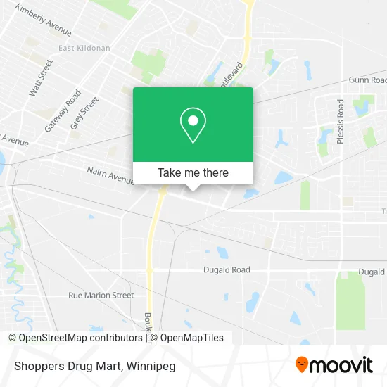 Shoppers Drug Mart map