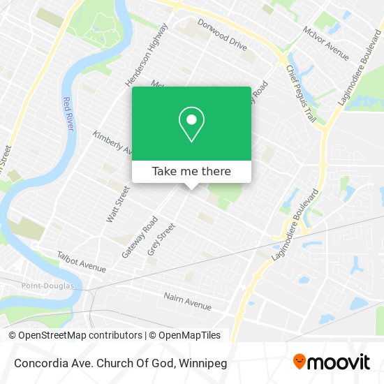 Concordia Ave. Church Of God map