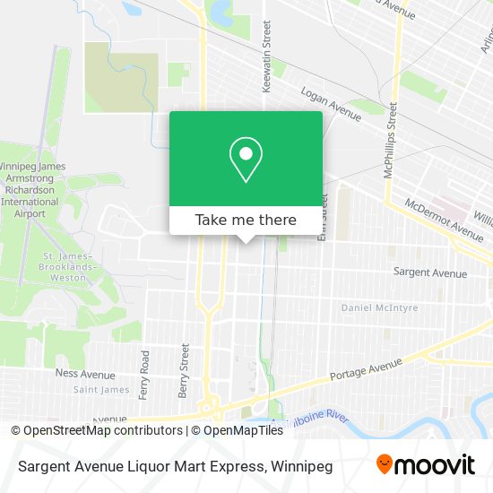 Sargent Avenue Liquor Mart Express plan