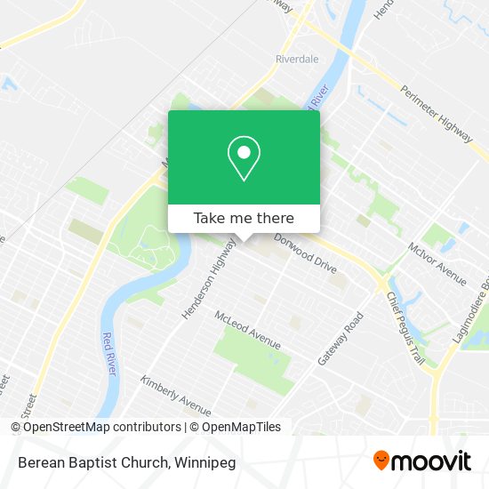 Berean Baptist Church map