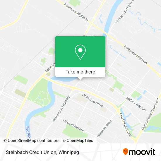 Steinbach Credit Union map