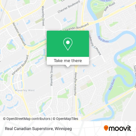 Real Canadian Superstore map