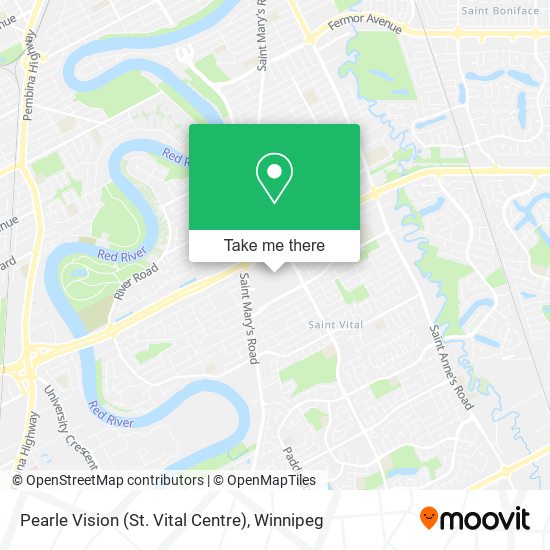 Pearle Vision (St. Vital Centre) map