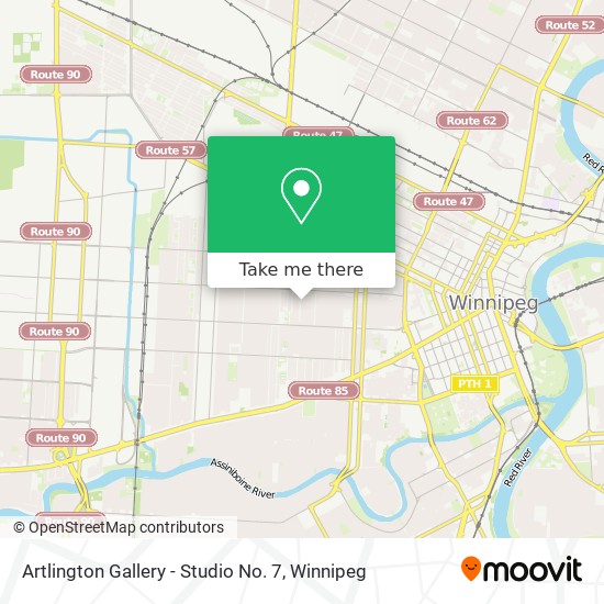 Artlington Gallery - Studio No. 7 map