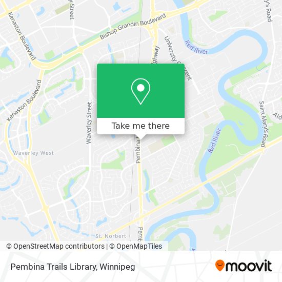 Pembina Trails Library map