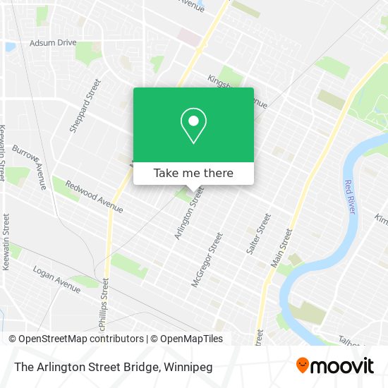 The Arlington Street Bridge plan