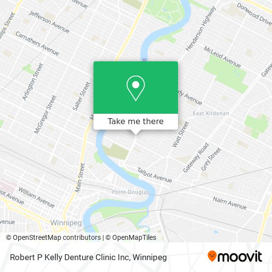 Robert P Kelly Denture Clinic Inc map