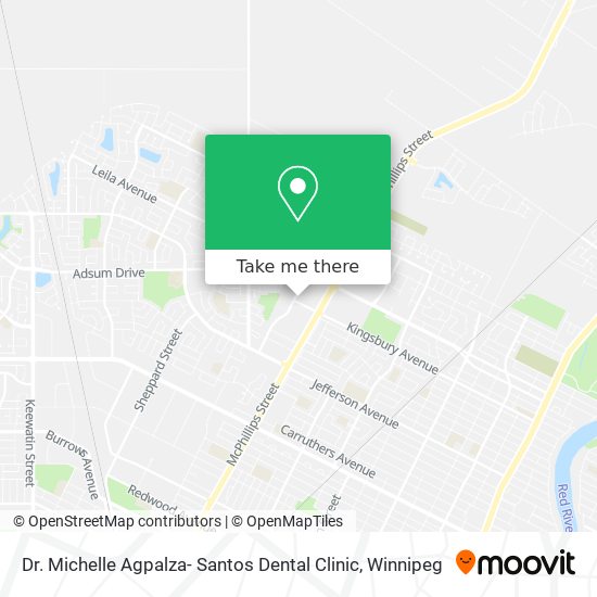 Dr. Michelle Agpalza- Santos Dental Clinic map