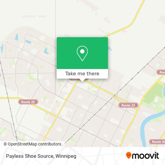 Payless Shoe Source map