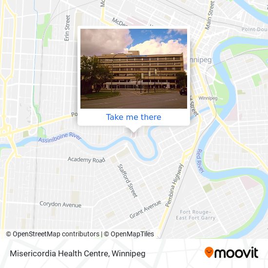 Misericordia Health Centre map